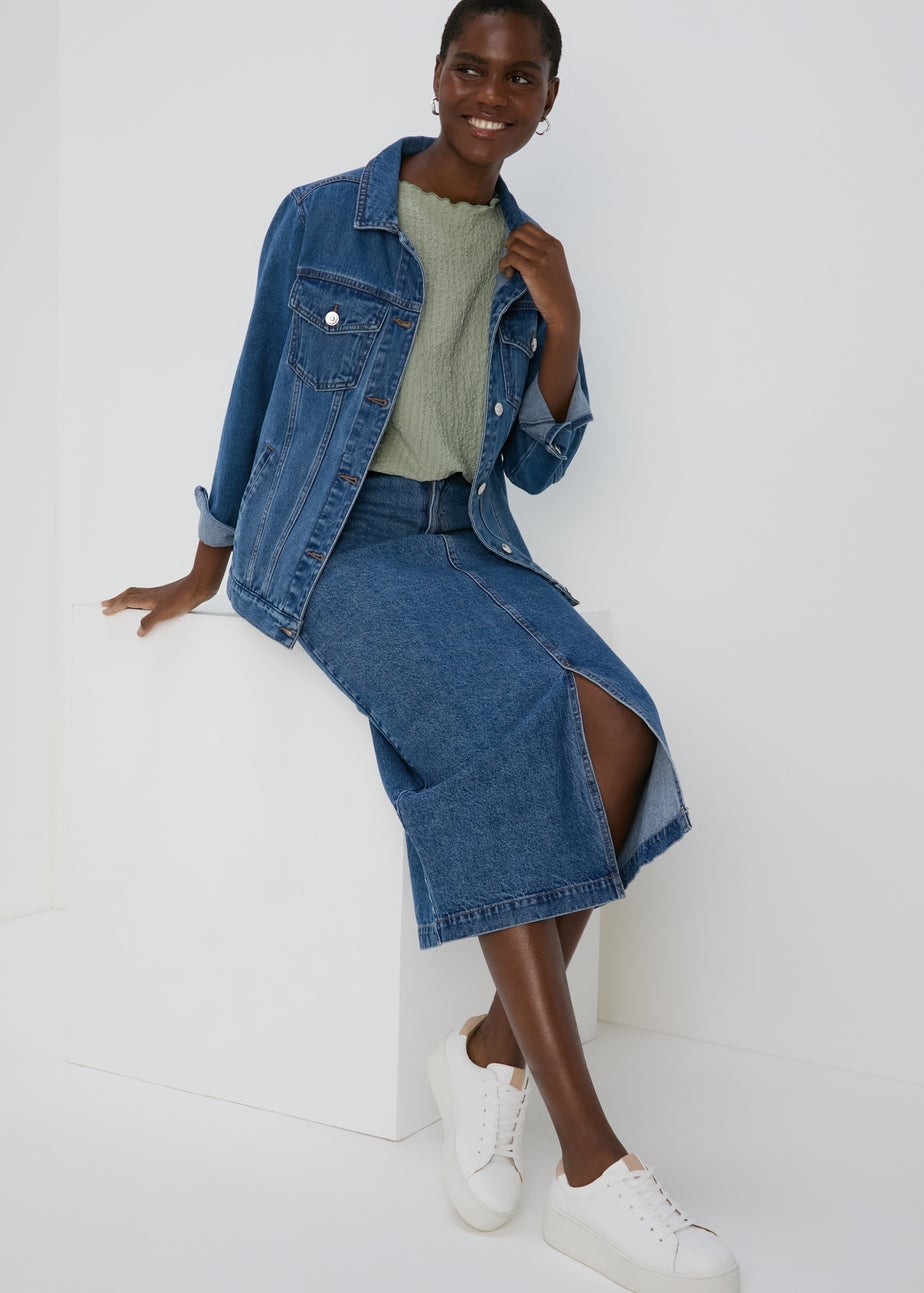 Green Textured T-Shirt