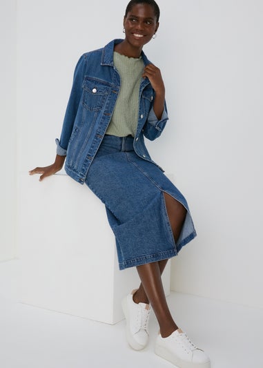 Green Textured T-Shirt