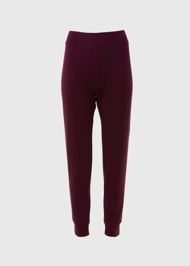 Souluxe Burgundy Jogging Bottoms