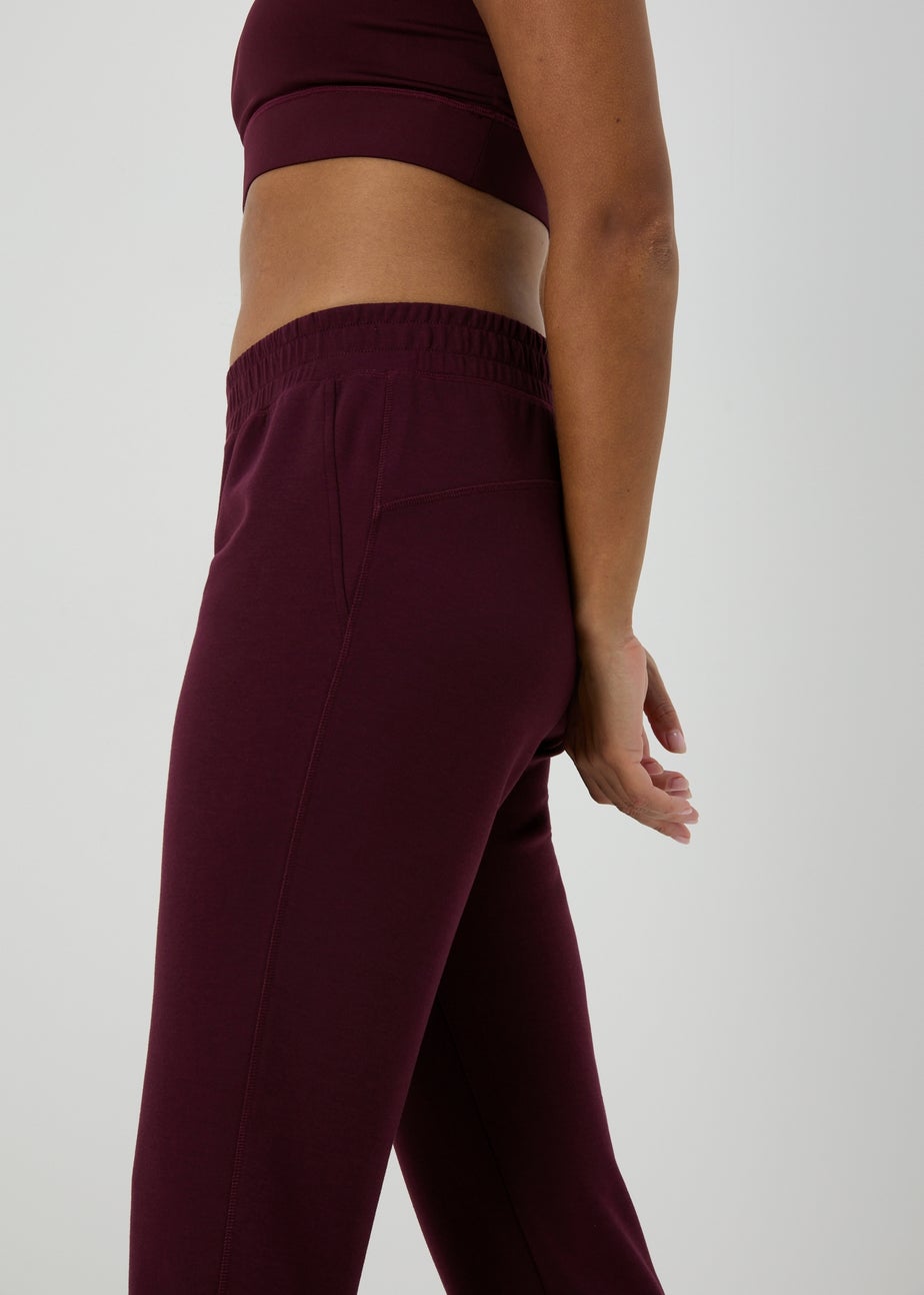 Souluxe Burgundy Jogging Bottoms