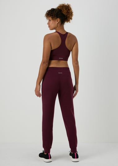Souluxe Burgundy Jogging Bottoms