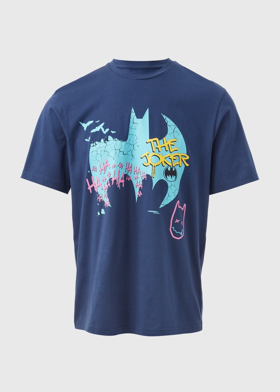 Navy Batman Joker T-Shirt