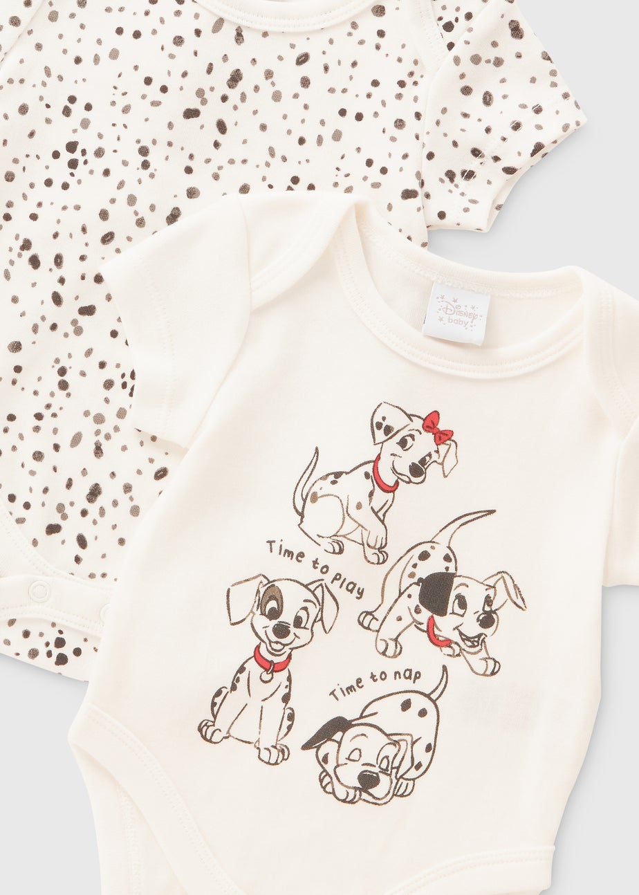 3 Pack Disney Baby 101 Dalmatians Bodysuits (Newborn-18mths)