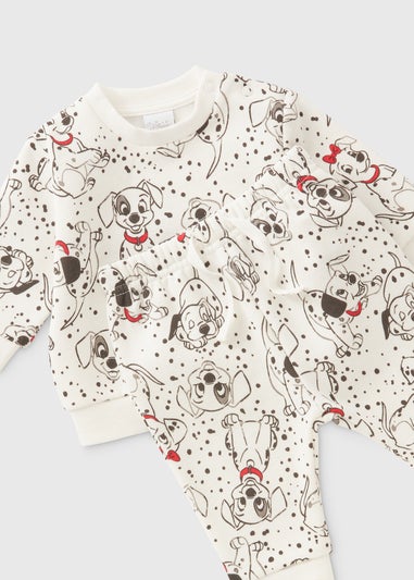 Disney Baby Cream Dalmatians Sweatshirt & Jogging Bottoms Set (Newborn-18mths)