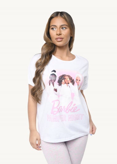 Barbie Ladies Pink Pyjama Set