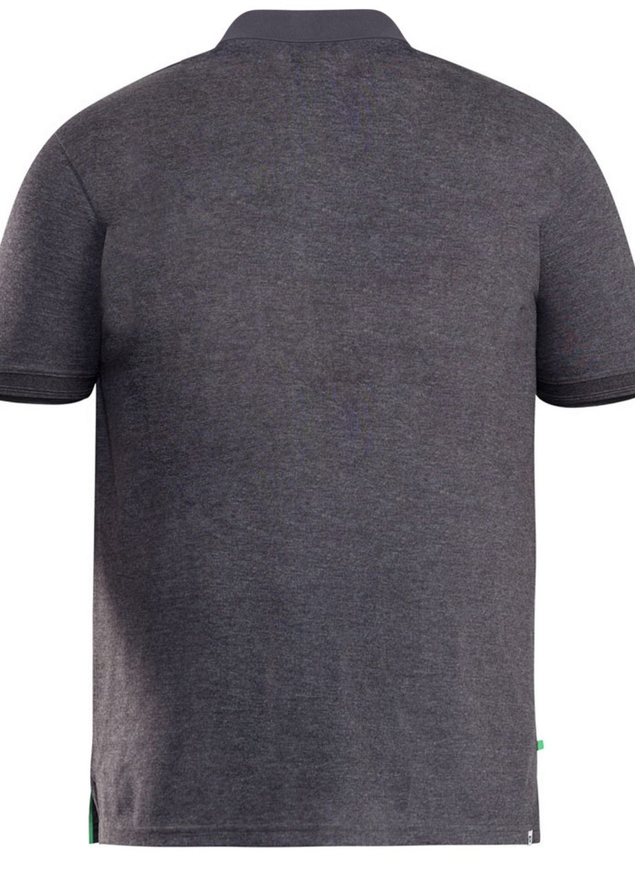 Duke Charcoal Grant Pique Kingsize Polo Shirt
