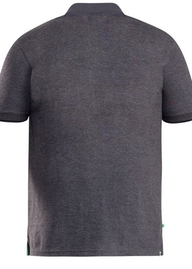 Duke Charcoal Grant Pique Kingsize Polo Shirt