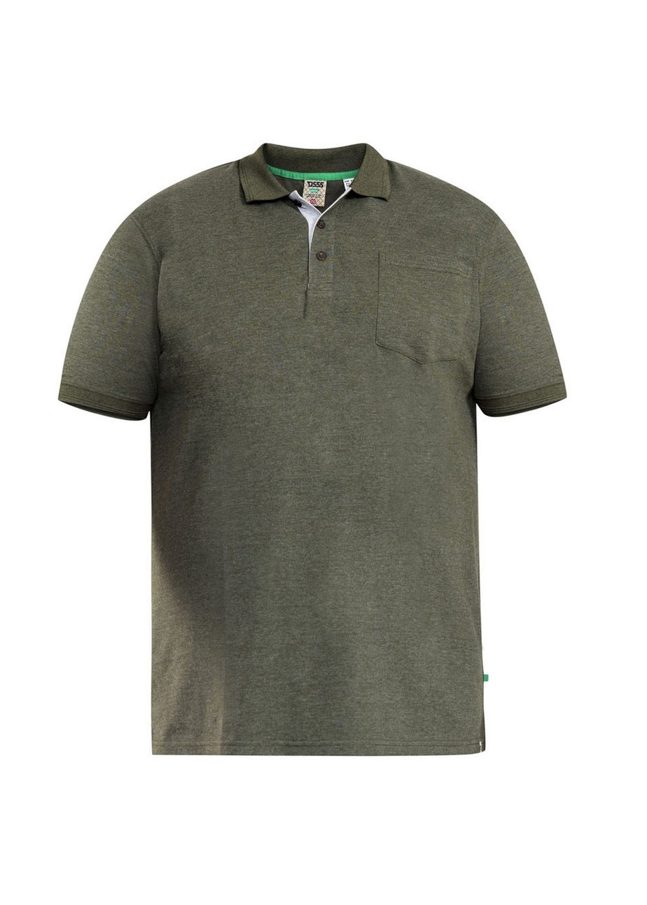 Duke Khaki Grant Pique Kingsize Polo Shirt