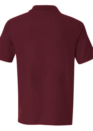 Duke Maroon Grant Pique Kingsize Polo Shirt