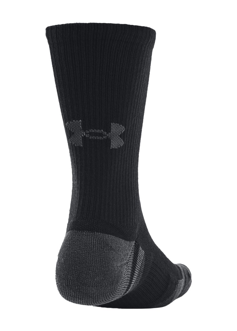 Under Armour Black Performance Tech Crew Socks (Pack of 3)