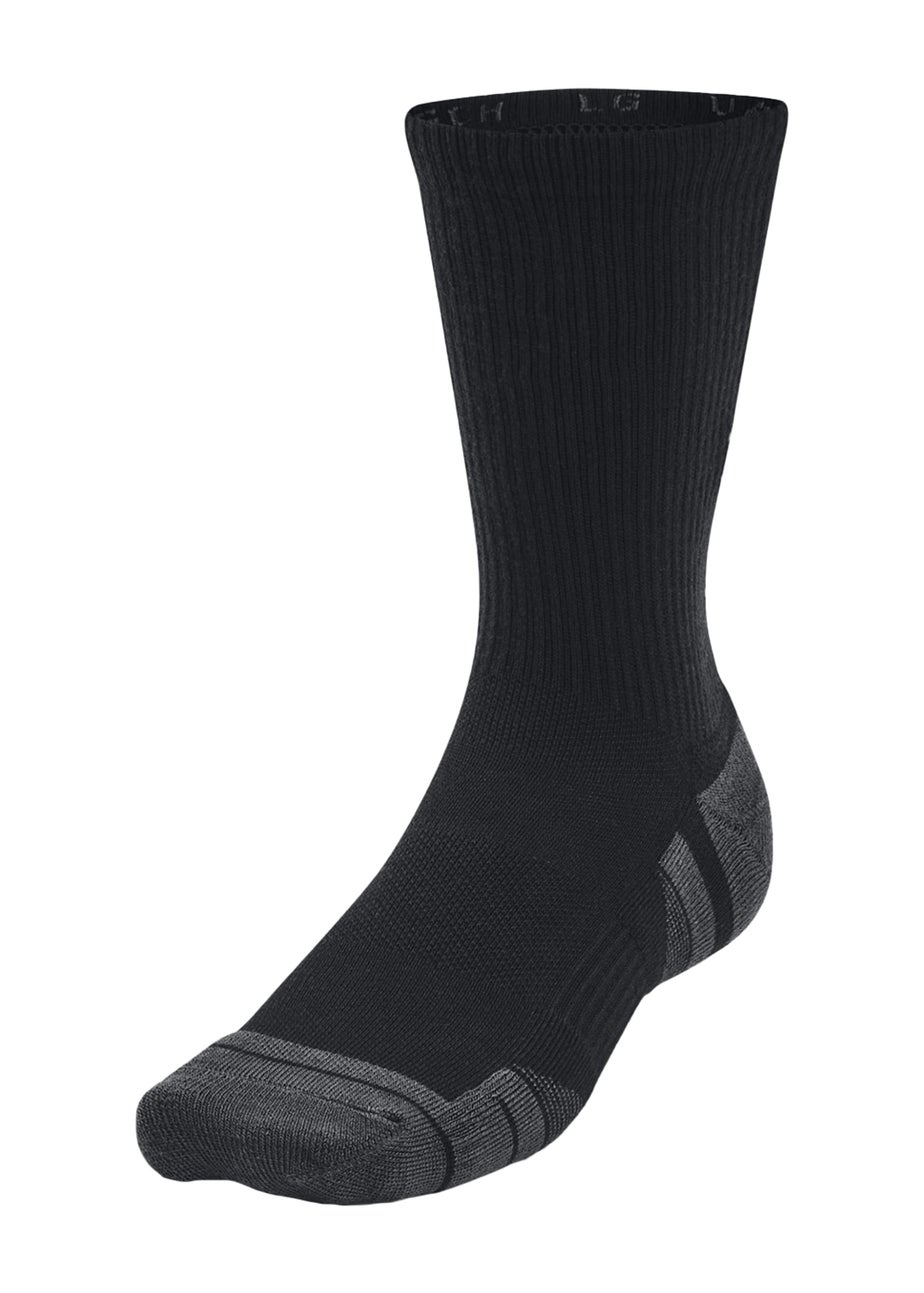 Under Armour Black Performance Tech Crew Socks (Pack of 3)
