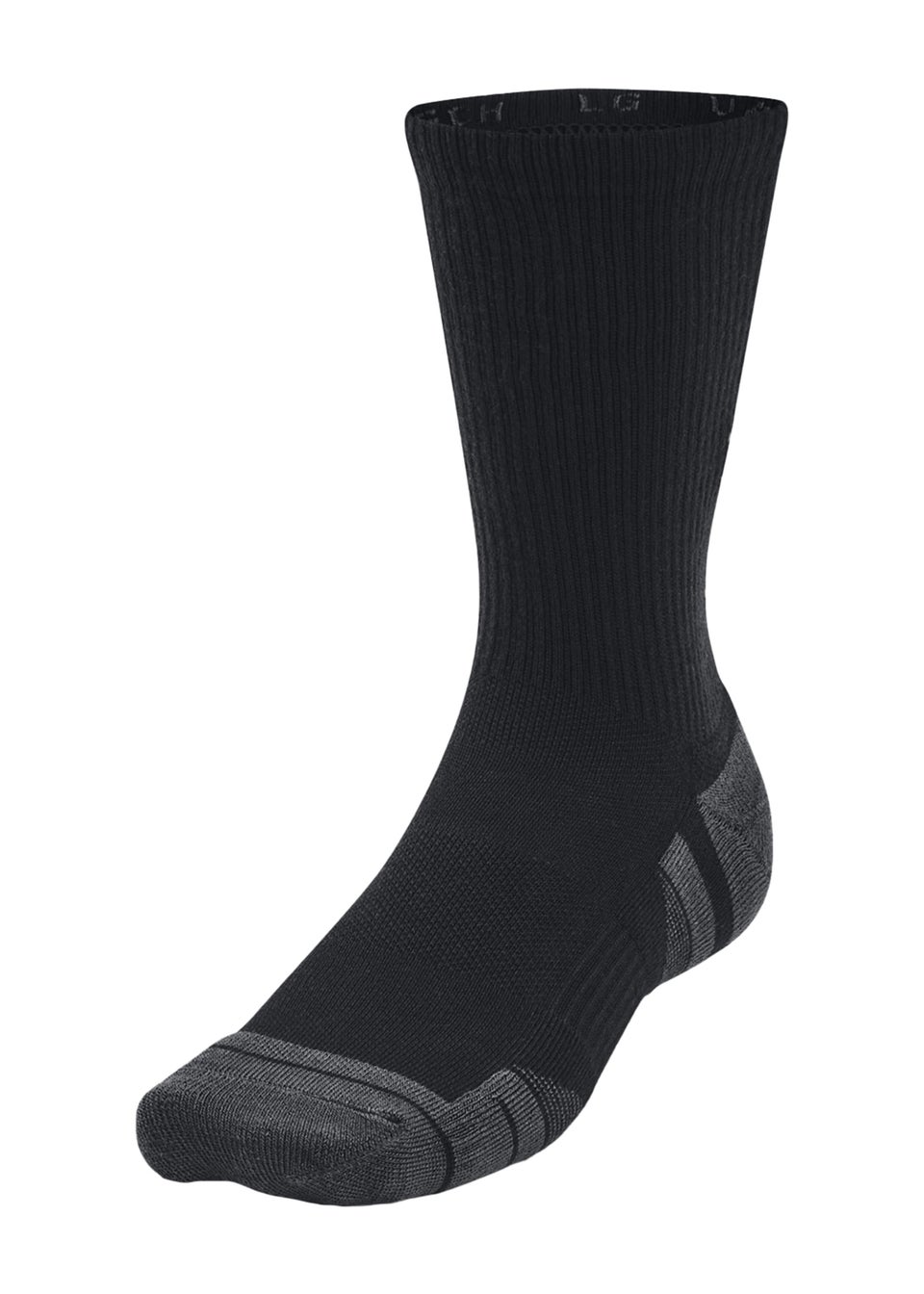Under Armour Black Performance Tech Crew Socks (Pack of 3)