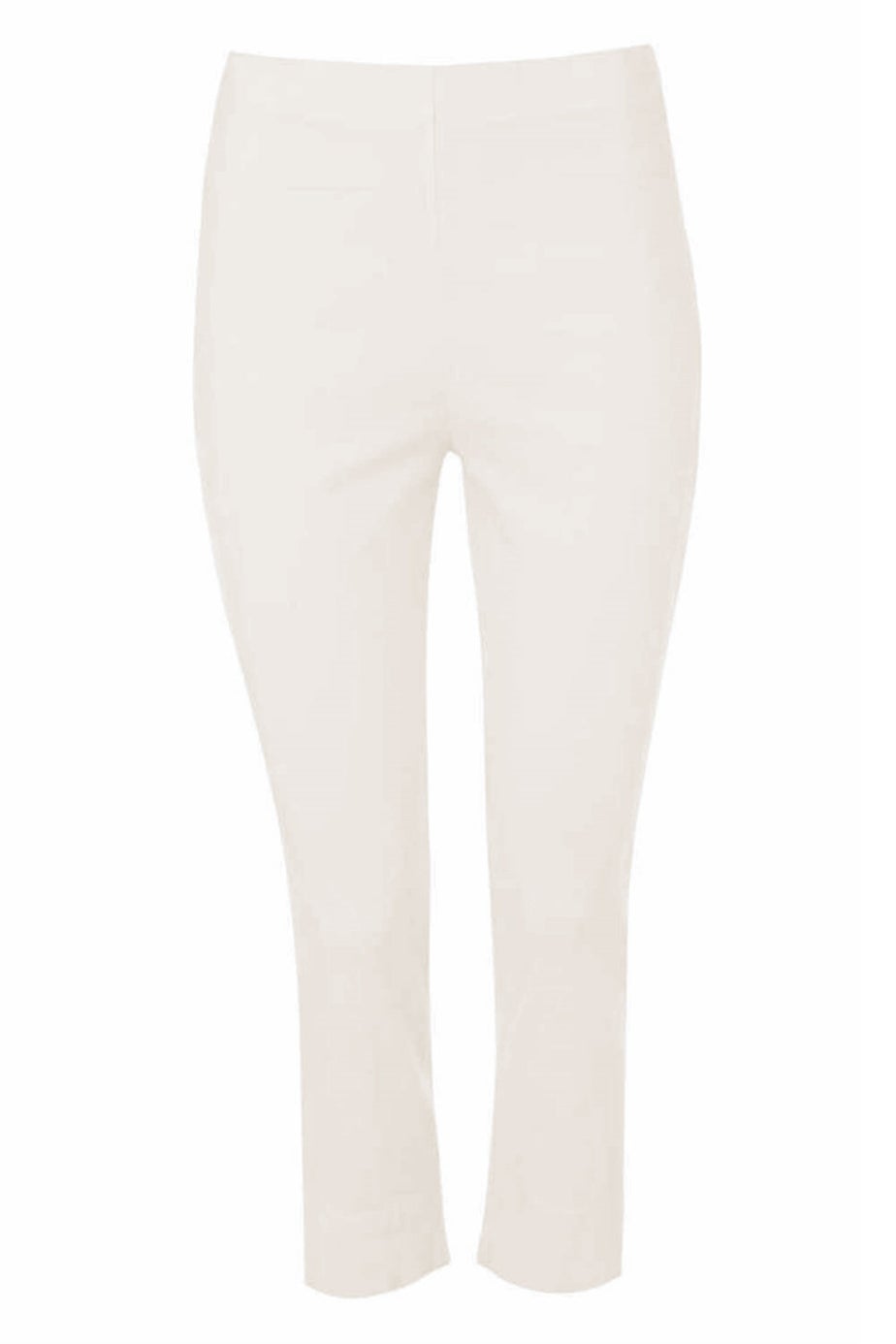 Roman Ivory Cropped Stretch Trouser Capri Summer Leggings 3/4 Pedal Pushers