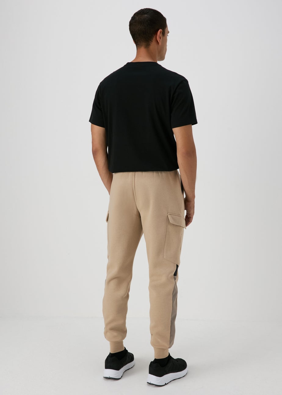 Souluxe Stone Panel Cargo Joggers