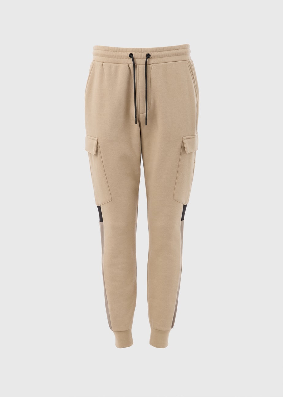 Souluxe Stone Panel Cargo Joggers