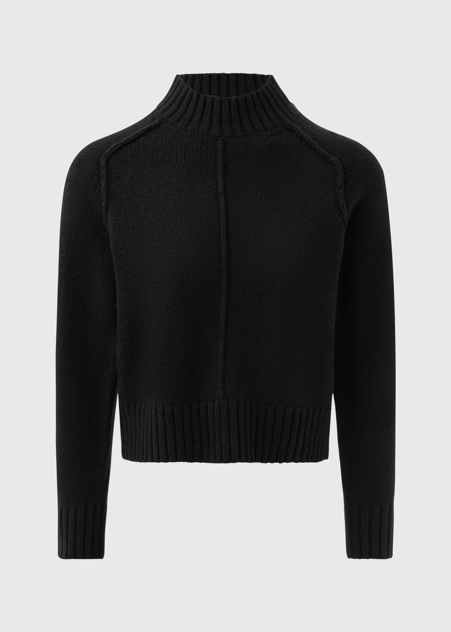 Black Seam Front Jumper