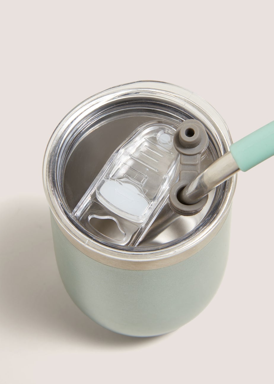 Green Shimmer Wine Tumbler