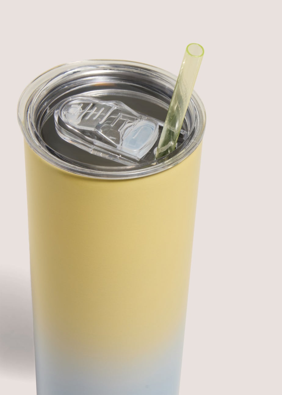 Manna Yellow Ombre Skinny Tumbler
