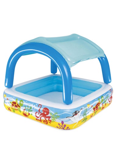 Bestway Sea Blue Canopy Play Pool (58" x 58" x 48")