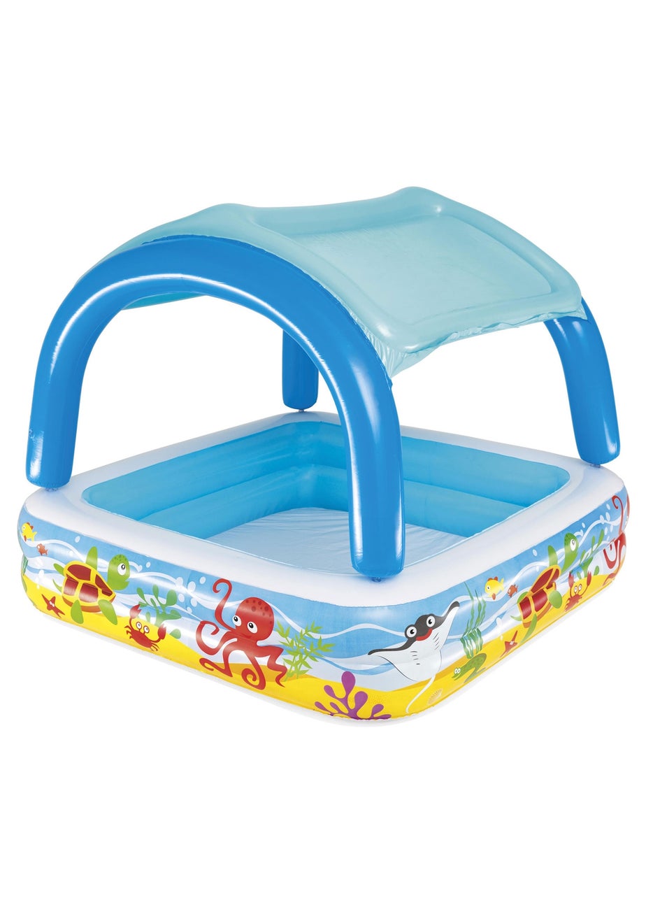 Bestway Sea Blue Canopy Play Pool (58" x 58" x 48")