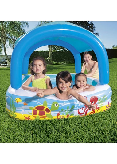 Bestway Sea Blue Canopy Play Pool (58" x 58" x 48")