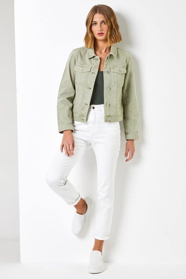 Roman Sage Classic Cotton Denim Jacket