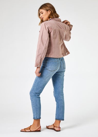 Roman Rose Classic Cotton Denim Jacket