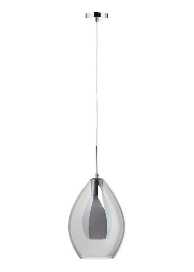 BHS Carmella Pendant Chrome (Adjustable 51-103cm x 25cm)