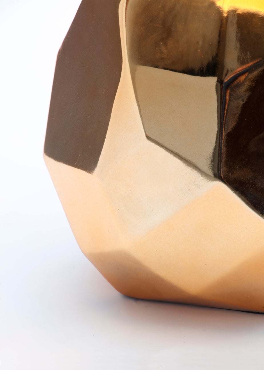 BHS Nugget Table Lamp Gold (43cm x 28cm)