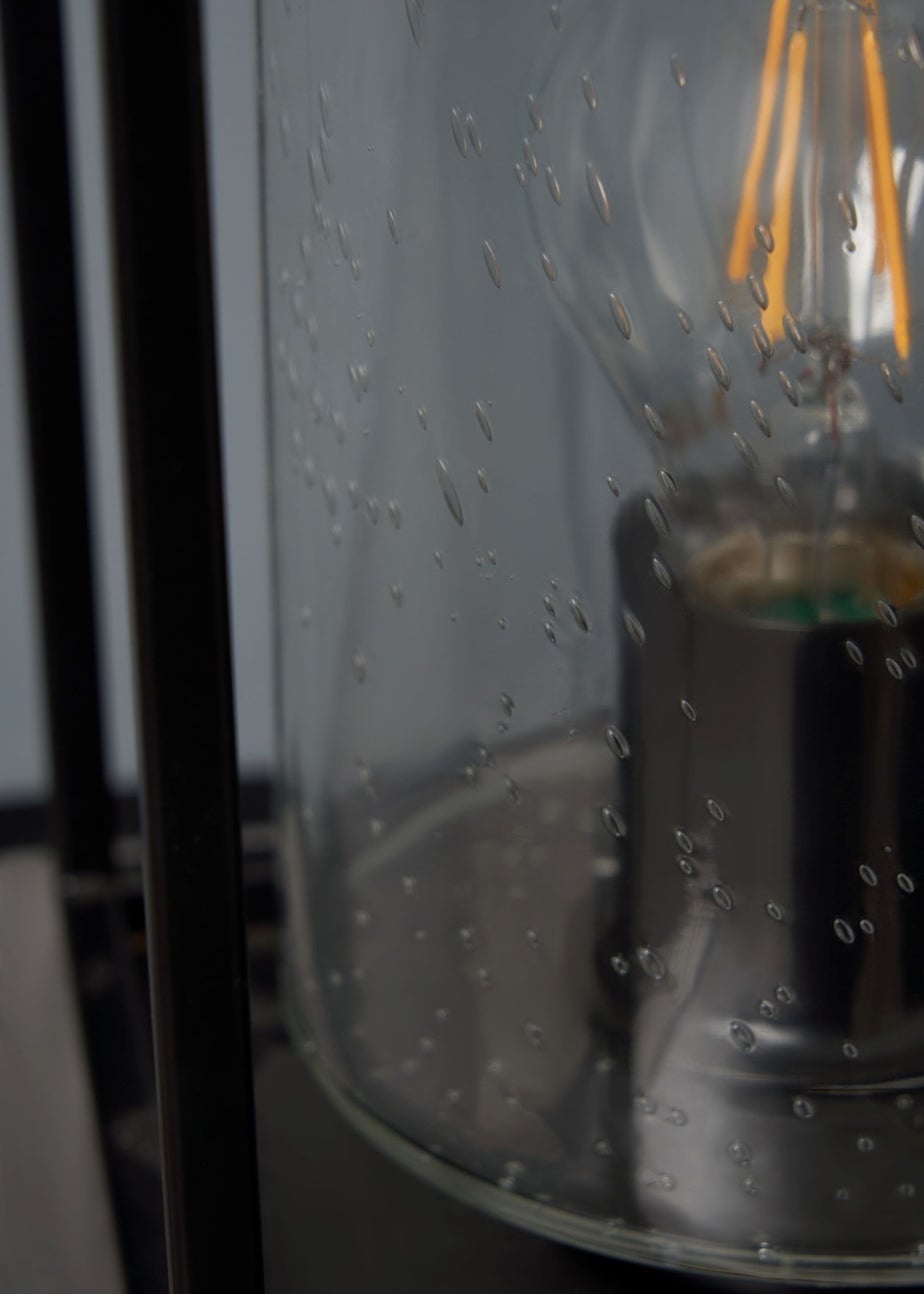 BHS Hardy Table Lamp Matt Black (27cm x 16cm)