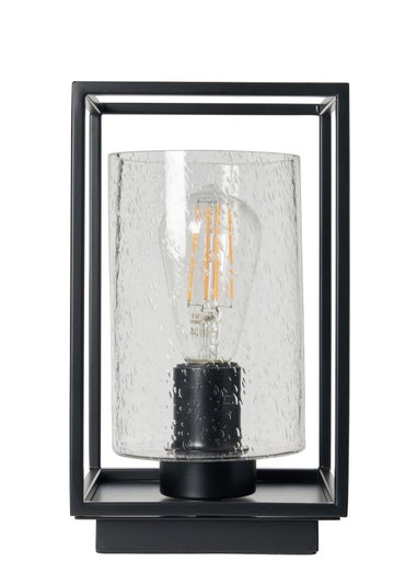 BHS Hardy Table Lamp Matt Black (27cm x 16cm)