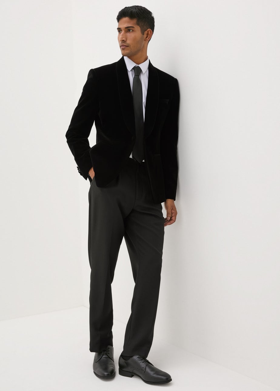 Taylor & Wright Black Velvet Blazer