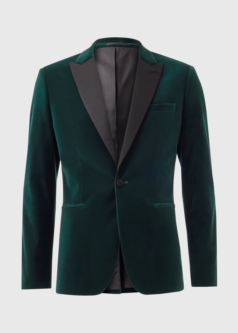 Taylor & Wright Teal Velvet Blazer