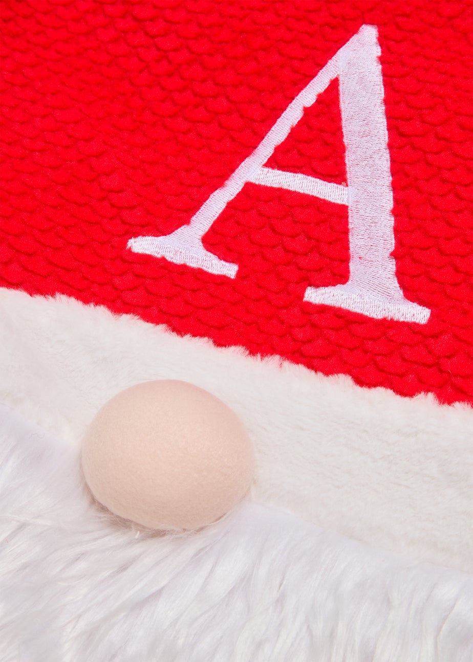 Joyful Red Alphabet Gnome Sack