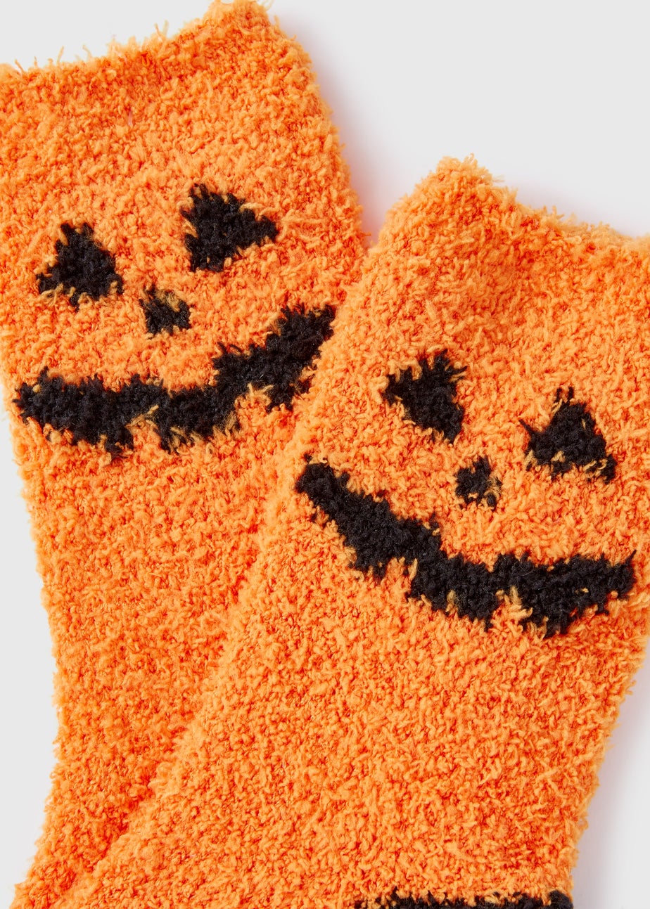 Orange Pumpkin Socks