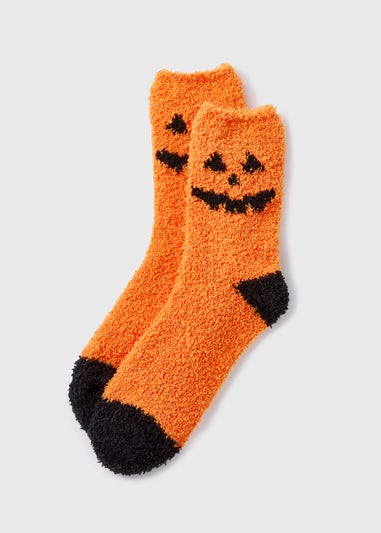 Orange Pumpkin Socks