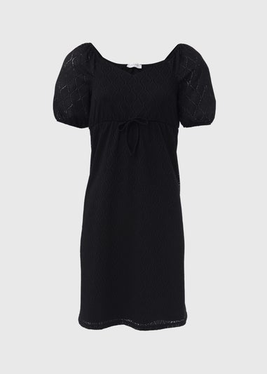 Black Sweetheart Mini Dress