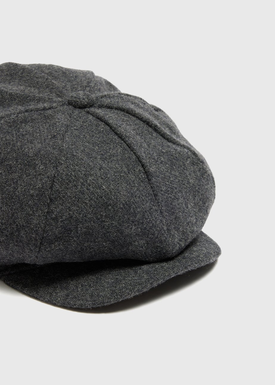 Charcoal Baker Boy Cap