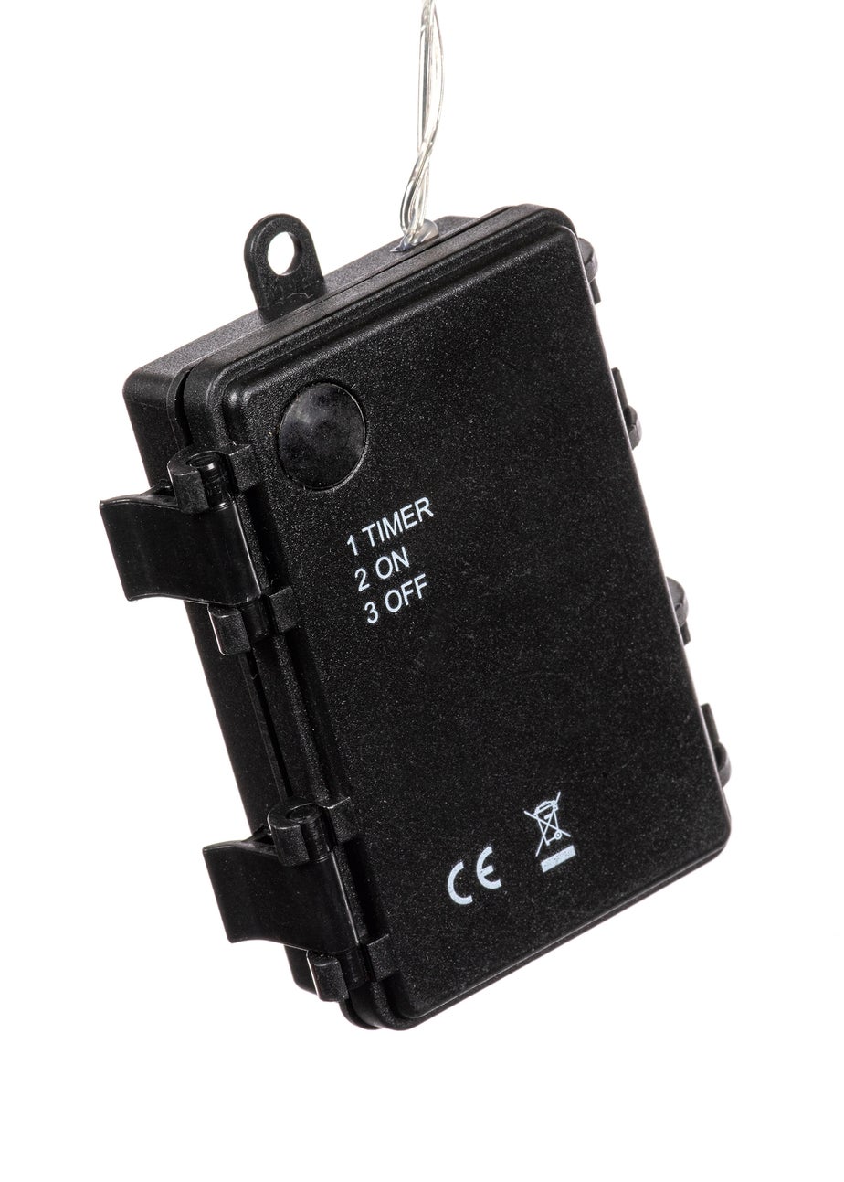 Premier Decorations Green Lit Square Base Topiary Cone Tree (60cm)