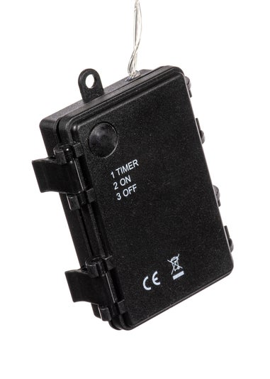 Premier Decorations Green Lit Square Base Topiary Cone Tree (60cm)