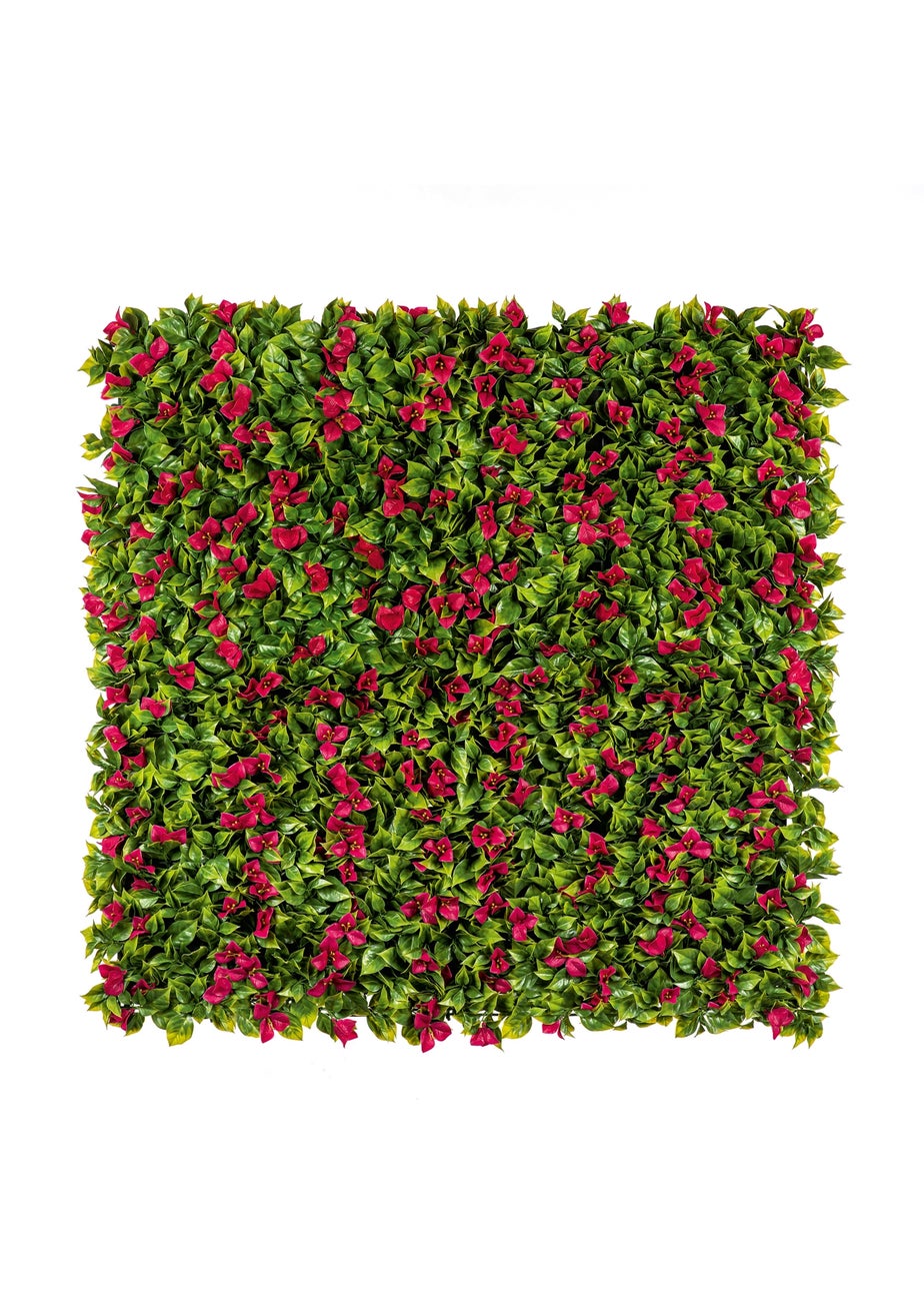 Premier Decorations Bougainvillea Artificial Living Wall Panel (100cm x 100cm)