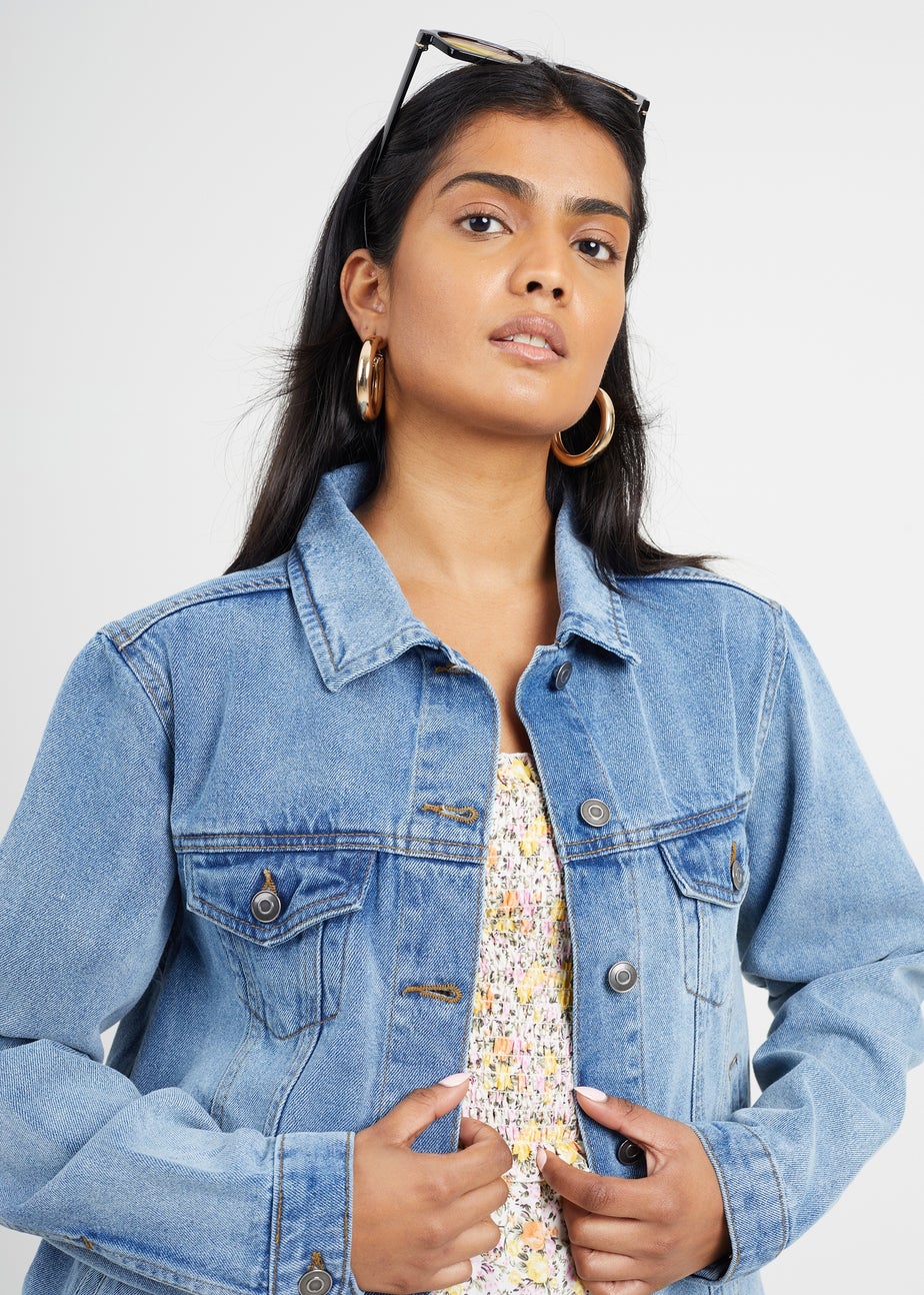 Brave Soul Blue Western Style Denim Jacket