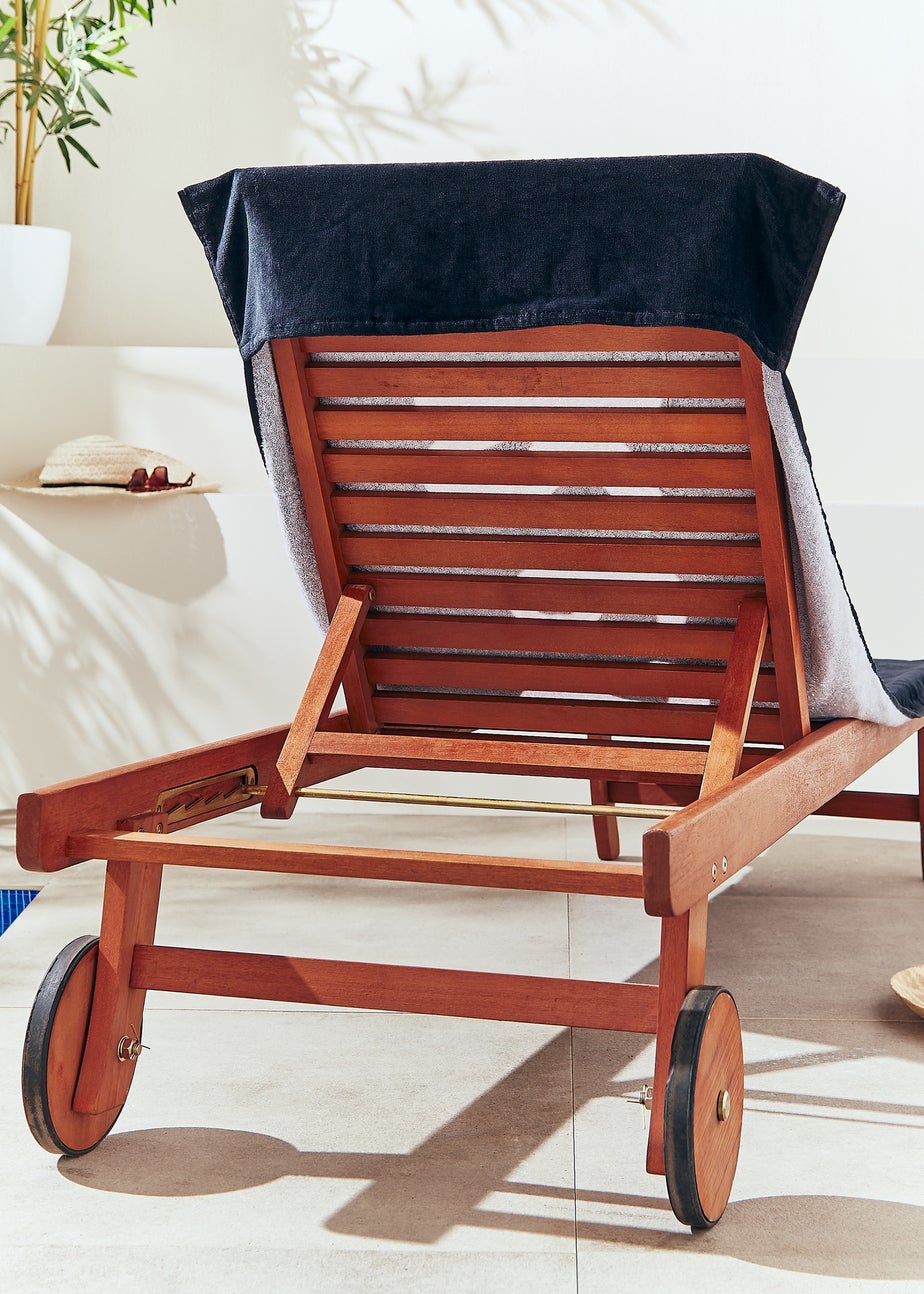 Catherine Lansfield Reserved Beach Sun Lounger Towel