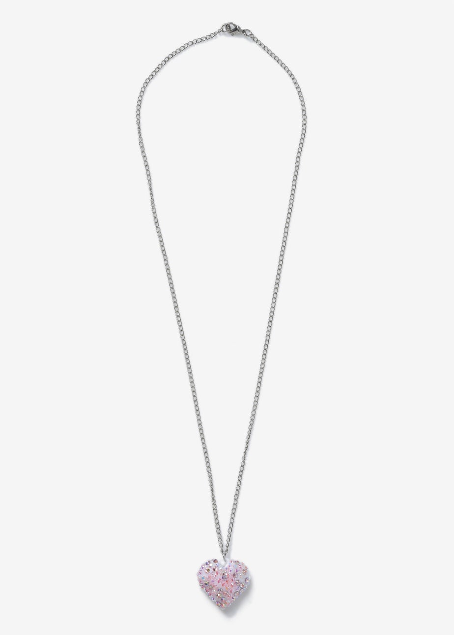 Multicoloured Heart Necklace