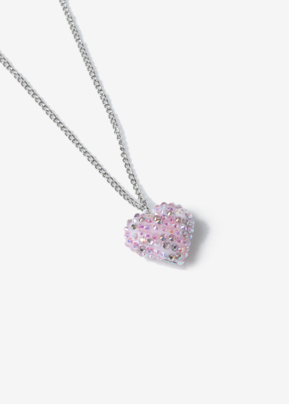 Multicoloured Heart Necklace