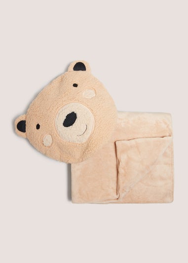Cosy Bear Cushion Blanket
