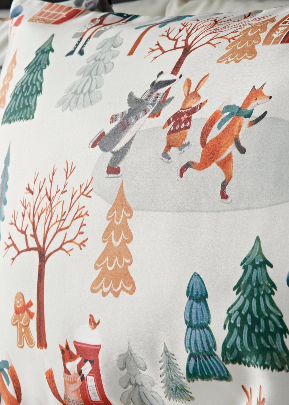 Christmas Gingerbread Scene Duvet Set