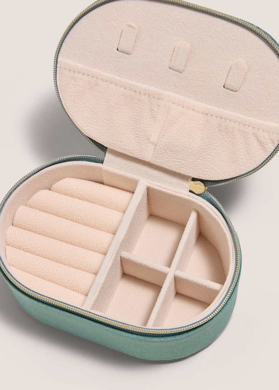 Teal Alphabet Jewellery Box