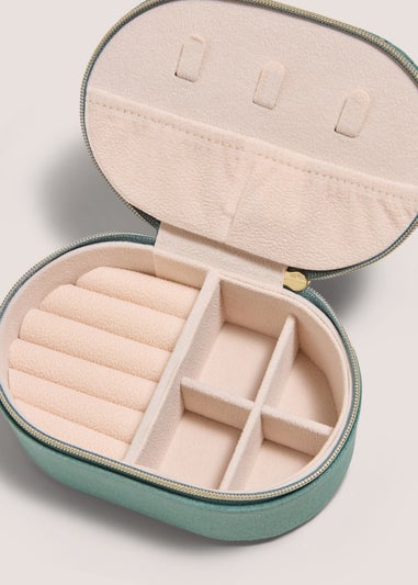 Teal Alphabet Jewellery Box