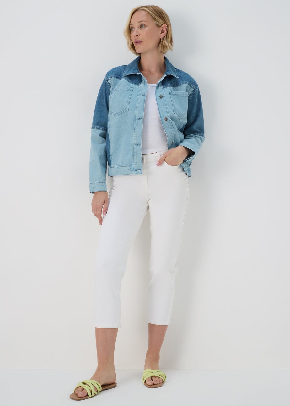 Blue Oversized Denim Jacket